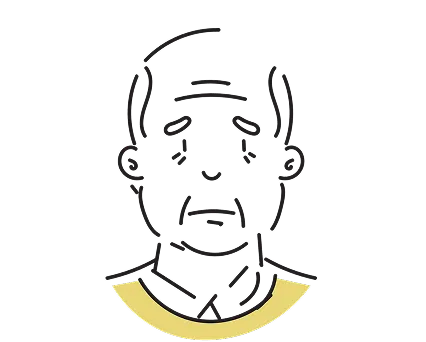 お悩みのイラスト