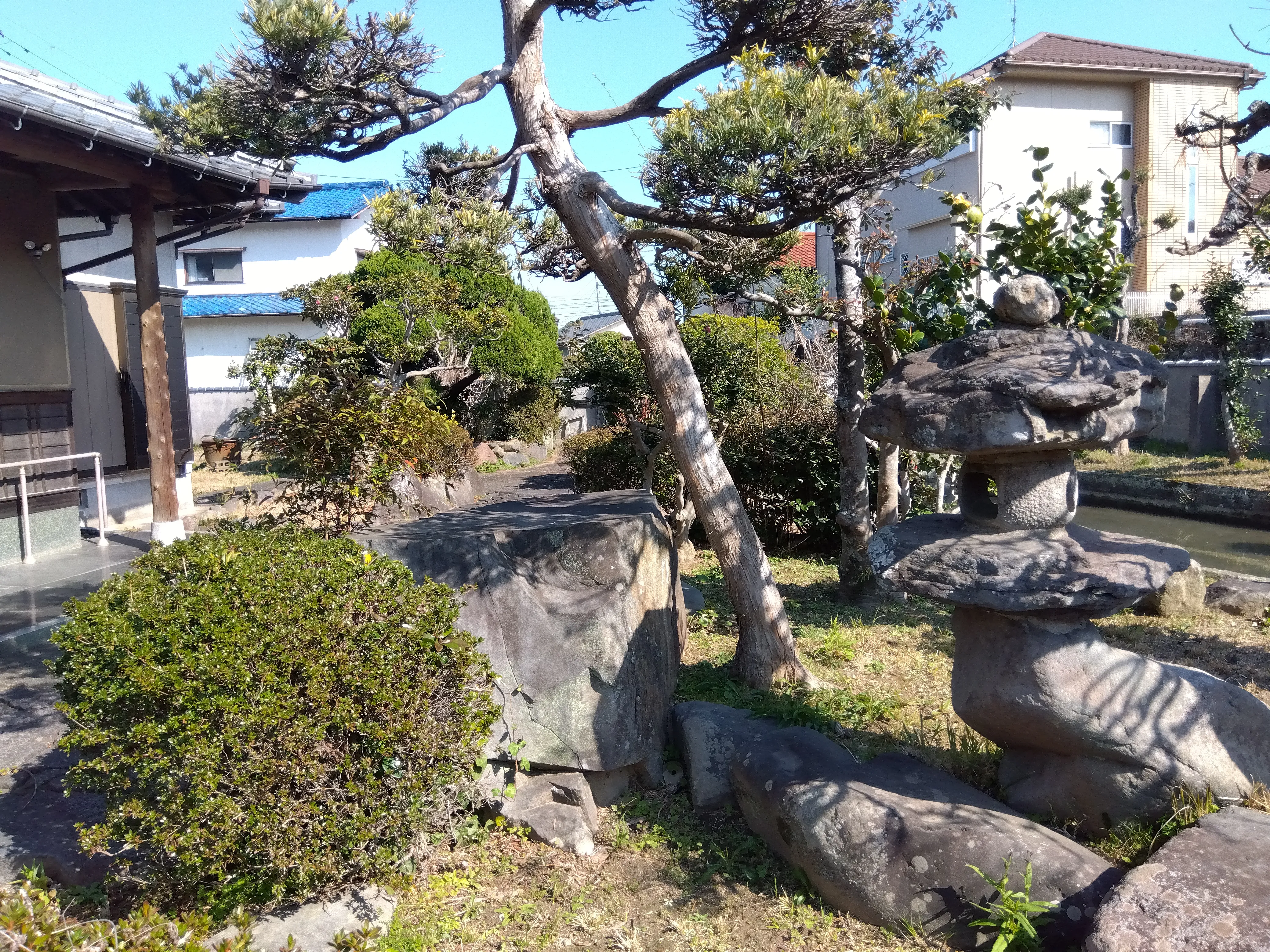 庭石の撤去写真